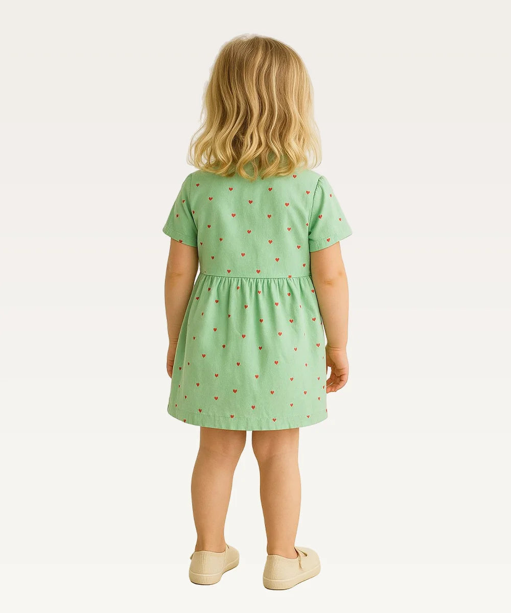 Baby Girls Printed Casual Dress
