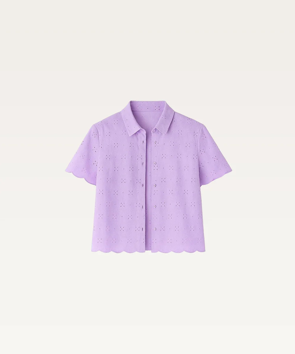 Women Embroidered Casual Shirt