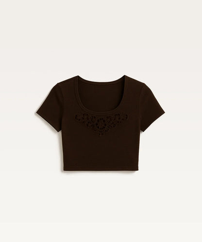 Short Sleeve Crop Top