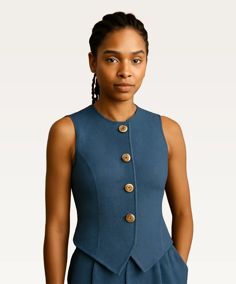 Round Neck Waistcoat