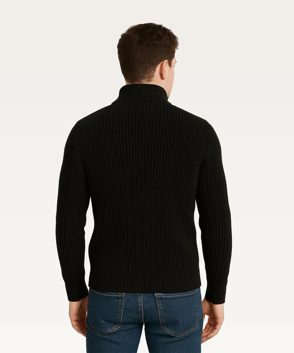 Men High Neck Sweater