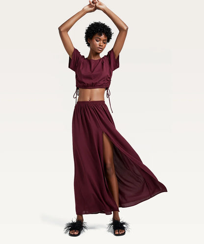 High Slit Skirt Co-Ords