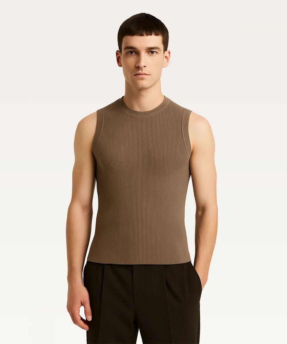 Men Sleeveless Cotton T-shirt