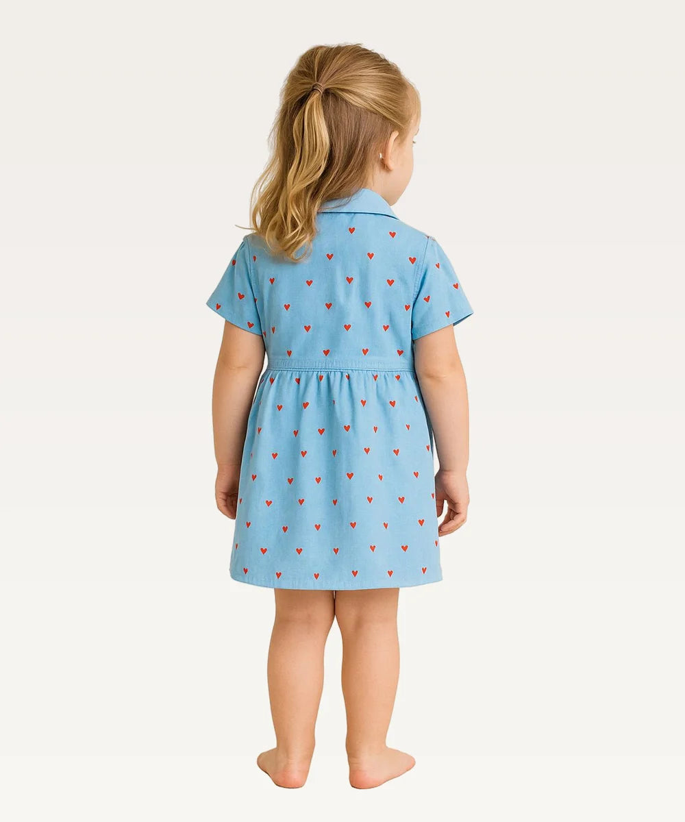 Baby Girls Printed Casual Dress