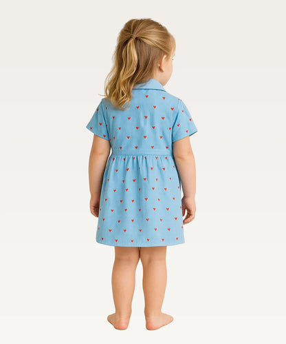 Baby Girls Printed Casual Dress