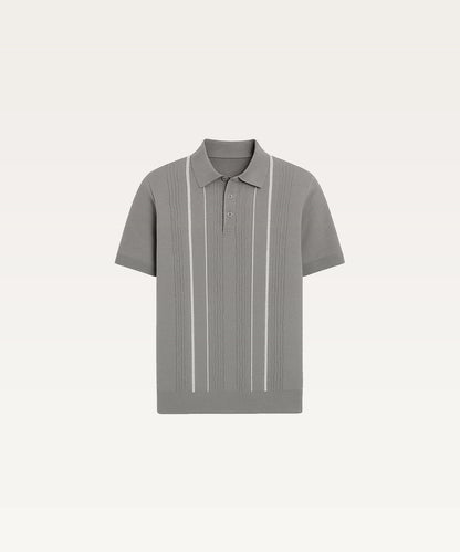 Men Solid Polo Neck T-Shirt