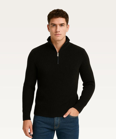 Men High Neck Sweater