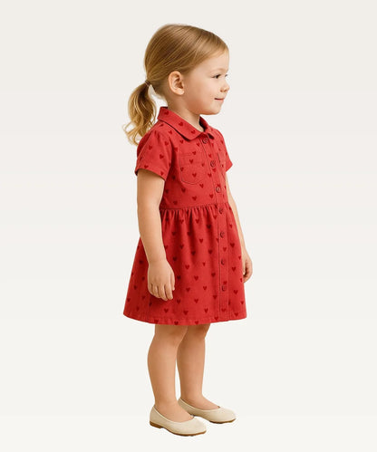 Baby Girls Printed Casual Dress