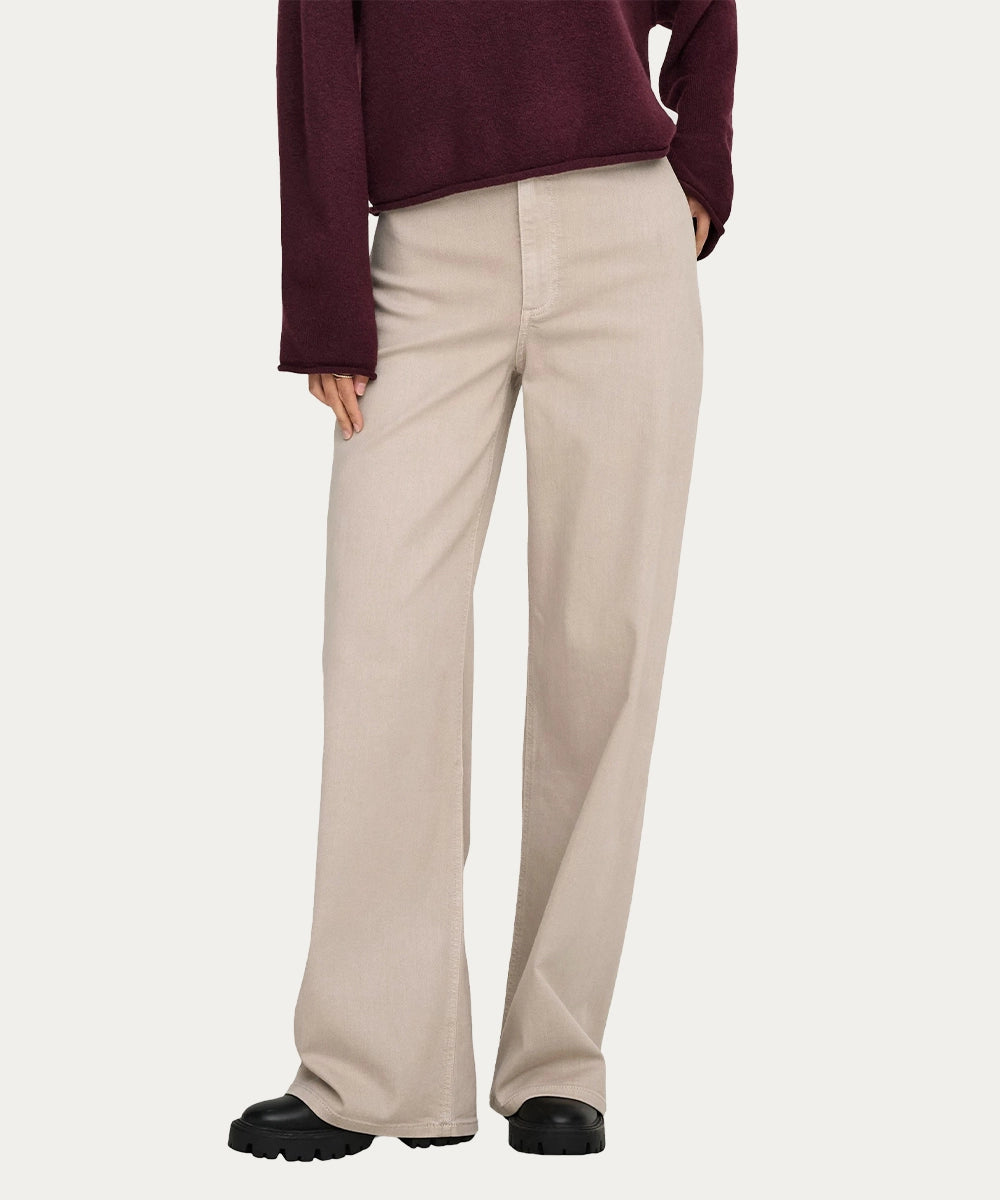 Straight Fit Wide Pants