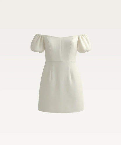 Off-Shoulder Fit & Flare Dress