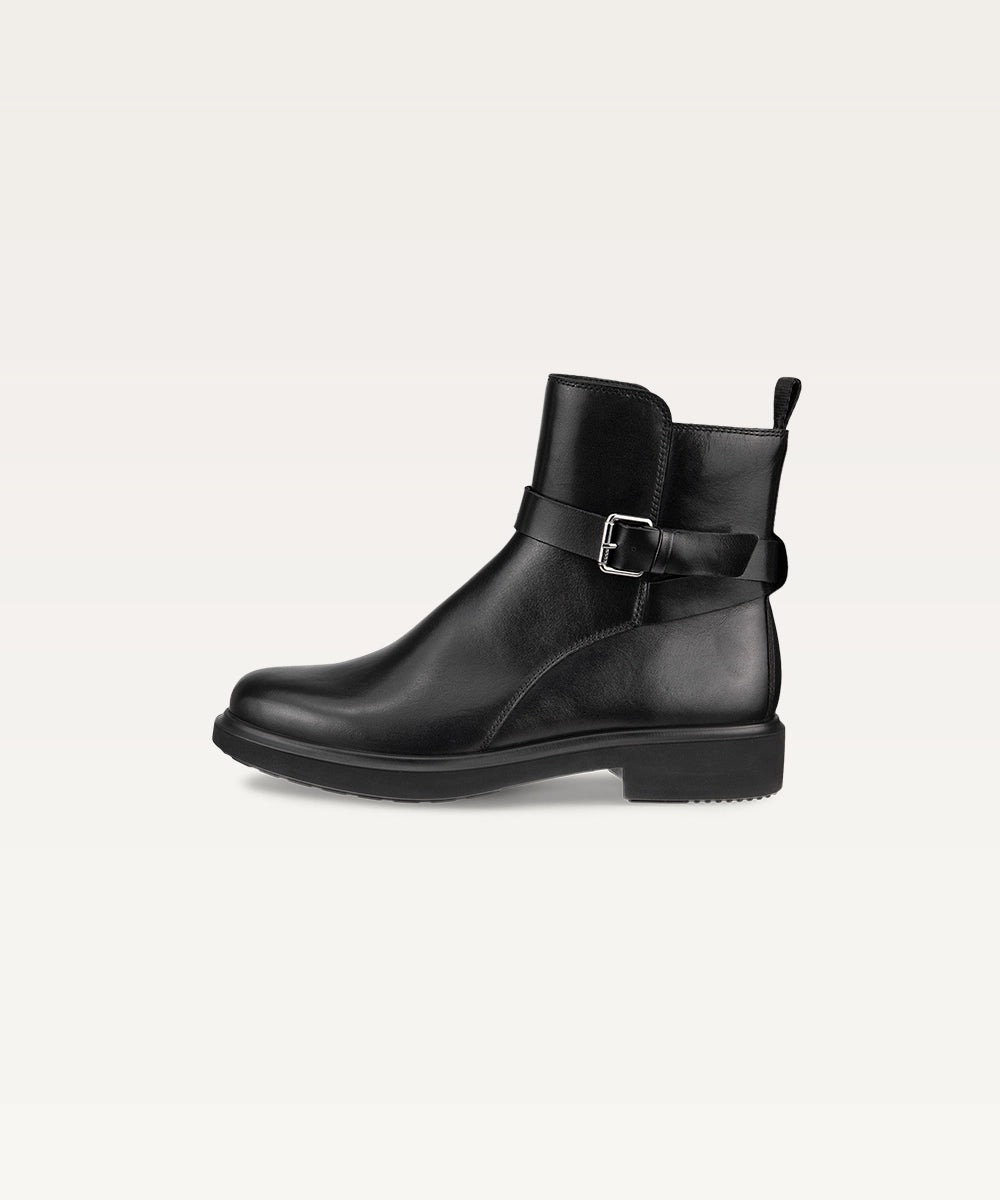 Men's Buckled Leather Boots