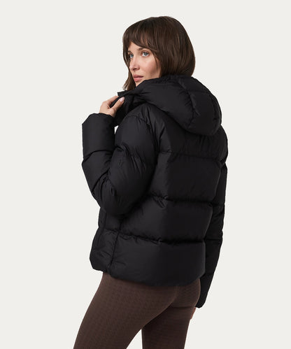 Black Puffer Winter Jacket