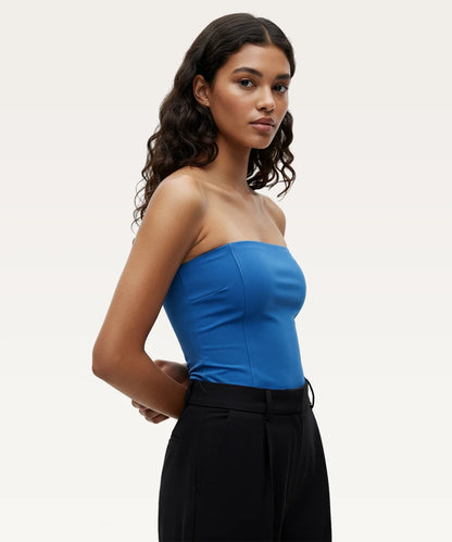 Trendy Strapless Tank Crop