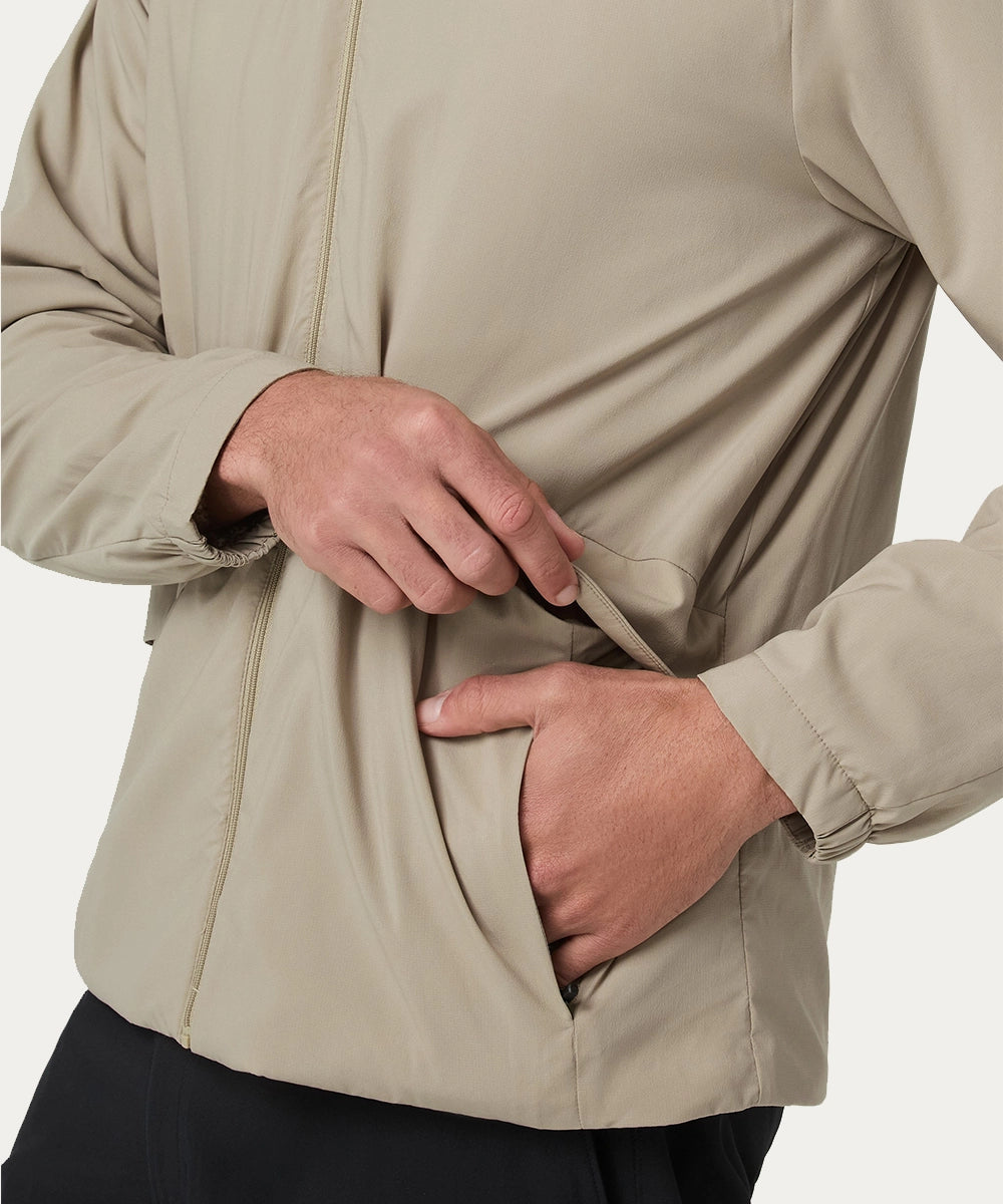 Men Lightweight Zip Jacket