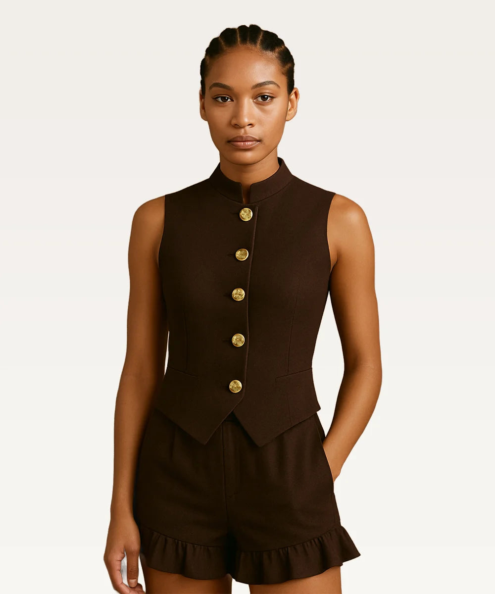 Round Neck Waistcoat