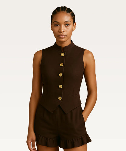 Round Neck Waistcoat