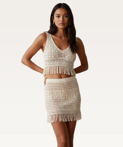 Crop Top & Skirts Co-Ords
