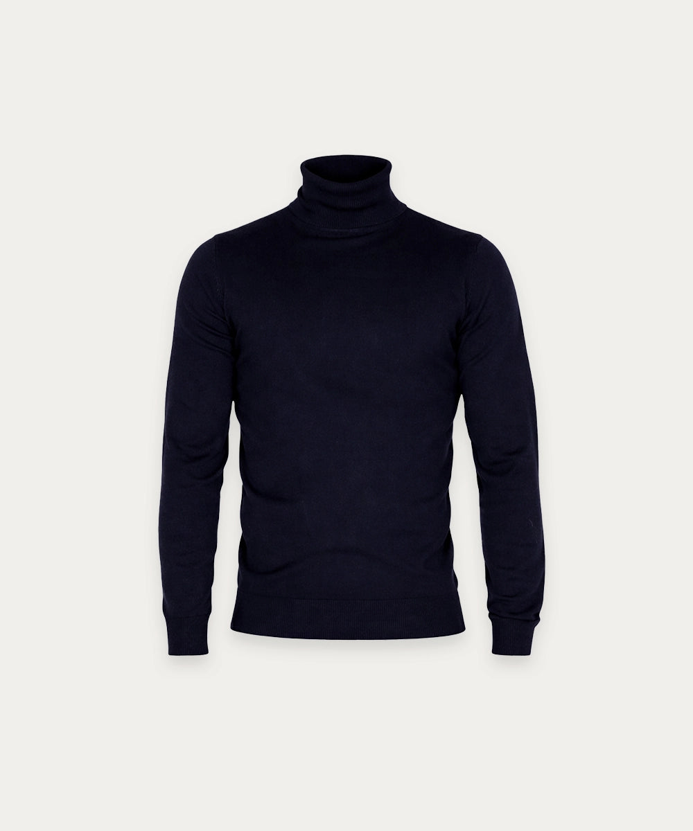 Men Turtleneck Knit Sweater