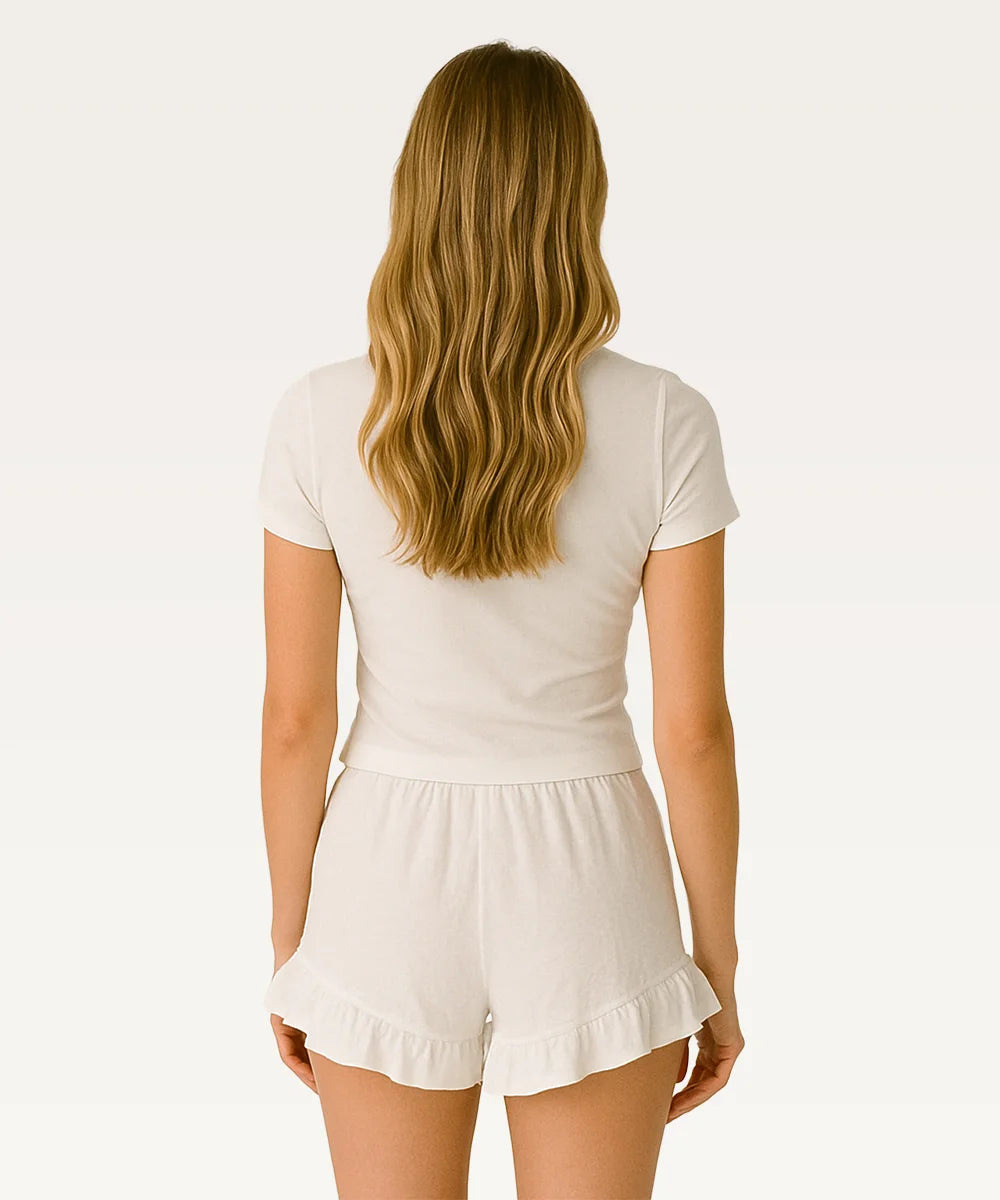 Short Sleeve Crop Top