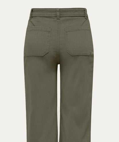 Straight Fit Wide Pants