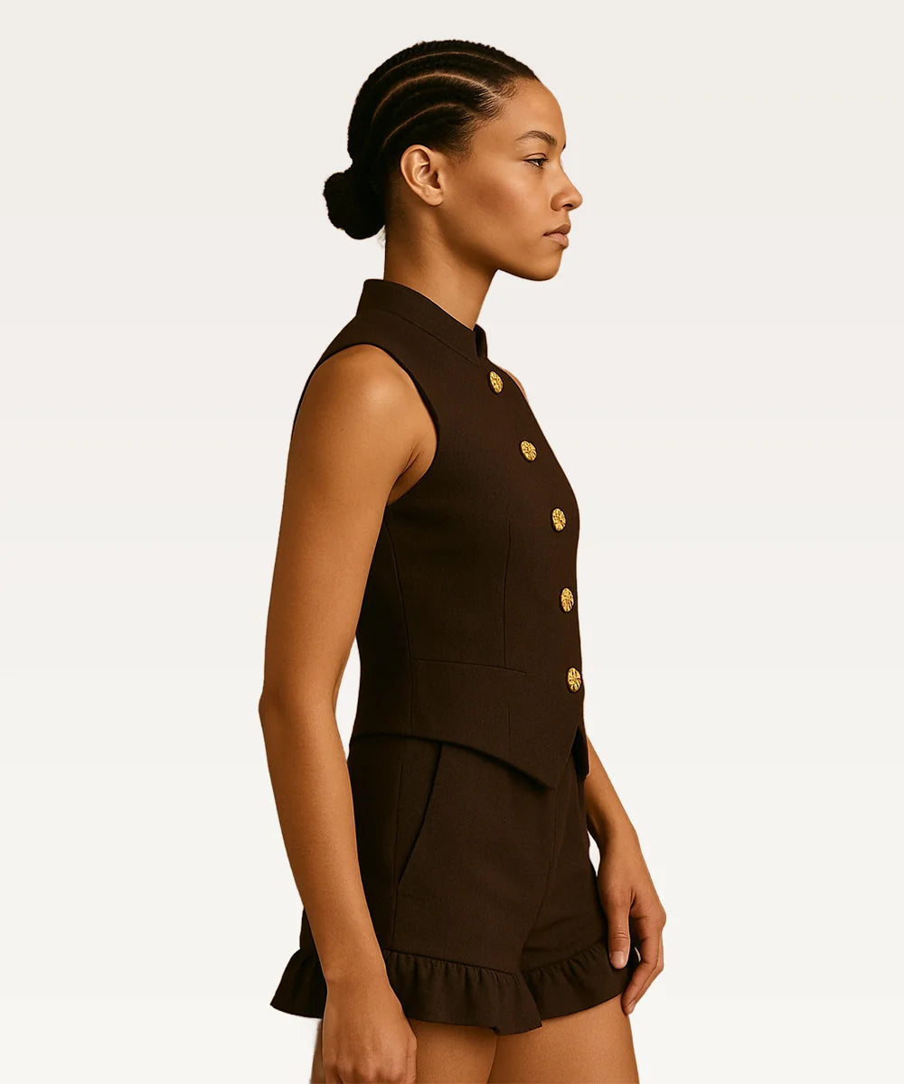 Round Neck Waistcoat