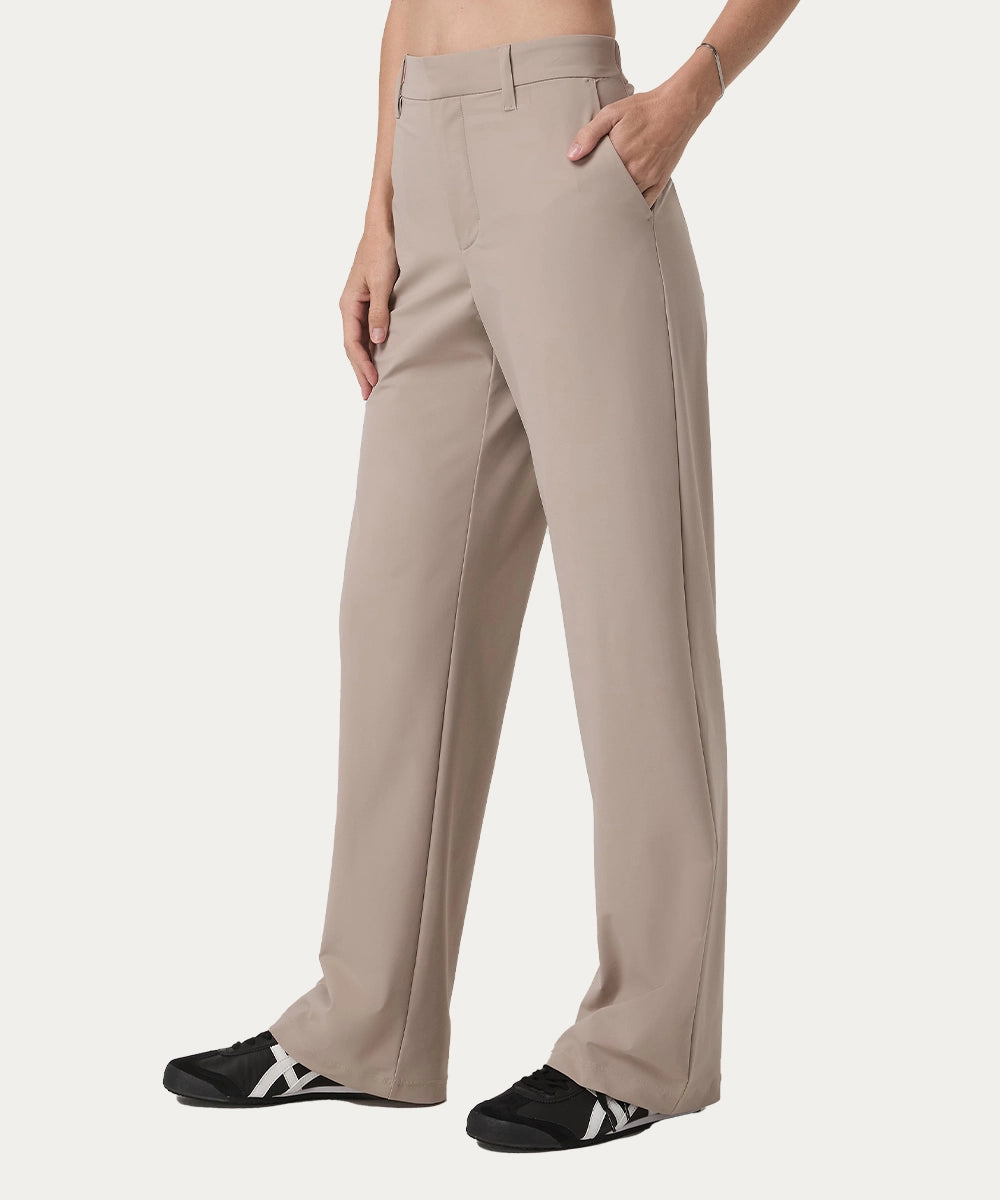 High Waist Tailored Pants