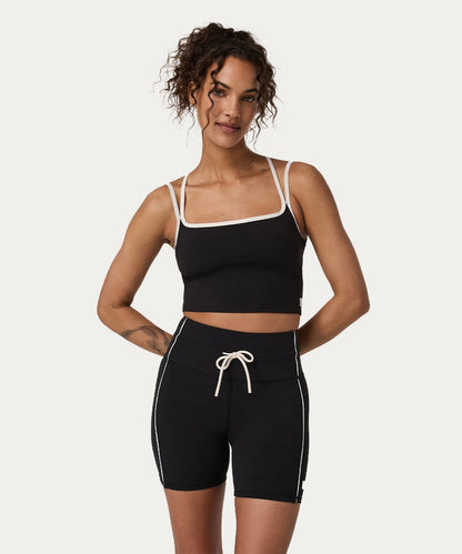 Women Strappy Crop Tank