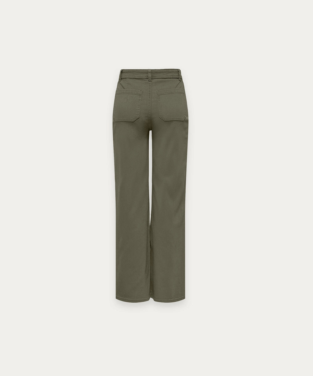 Straight Fit Wide Pants