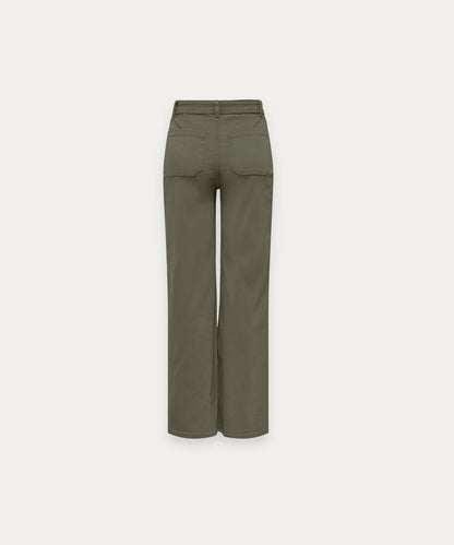 Straight Fit Wide Pants