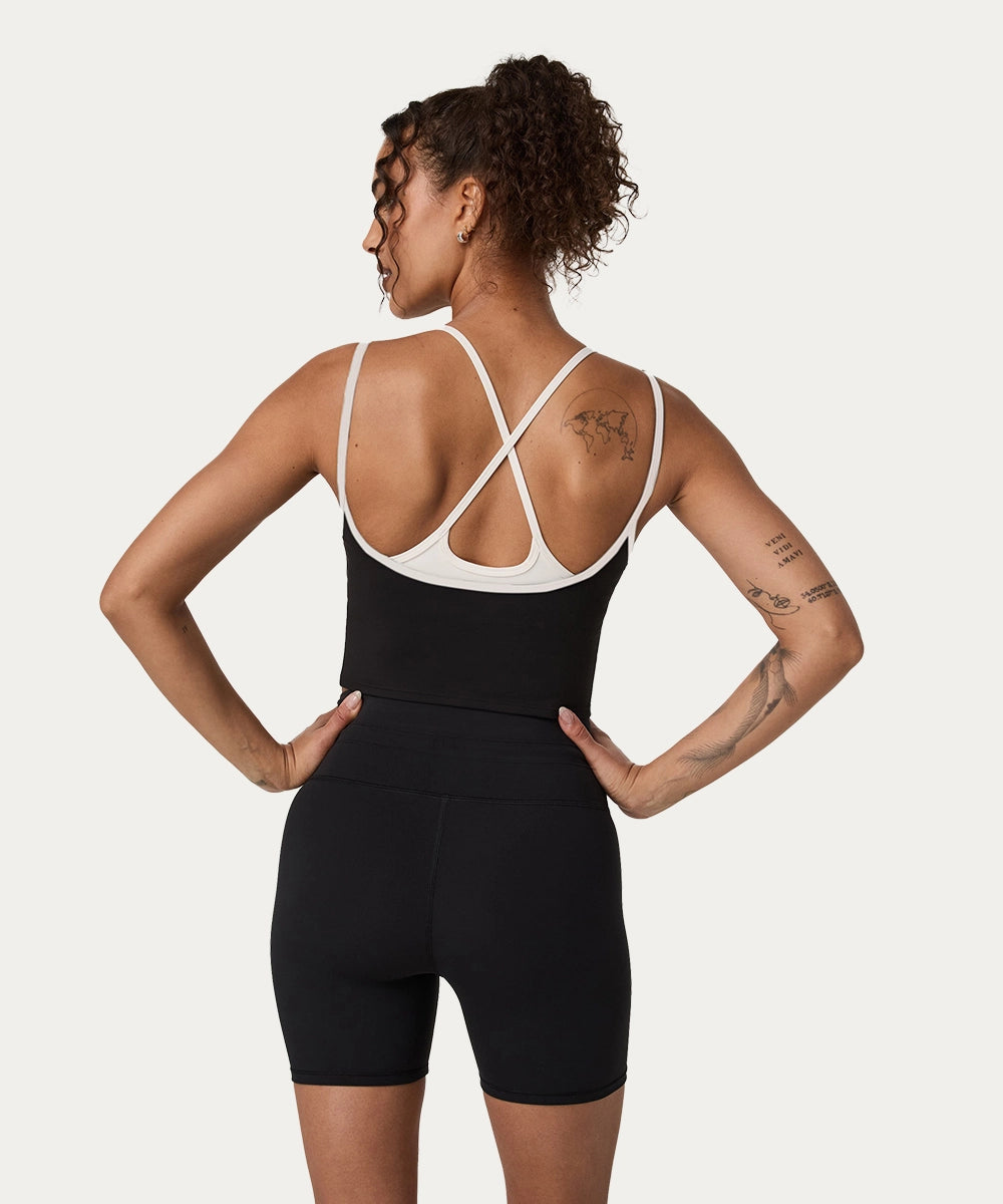 Women Strappy Crop Tank