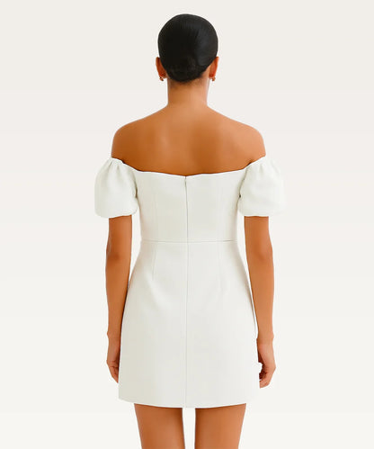 Off-Shoulder Fit & Flare Dress