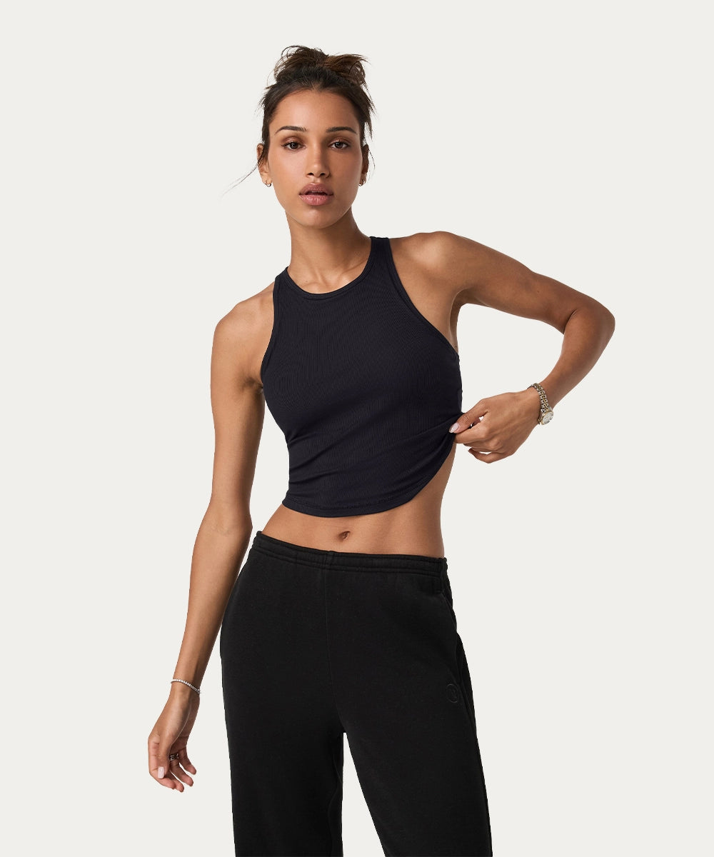 Women Fitted Crop Tank