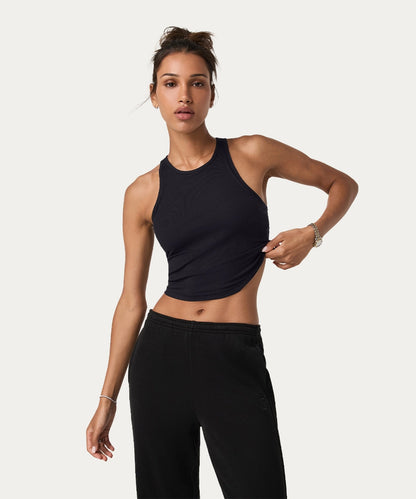Women Fitted Crop Tank