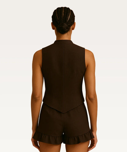 Round Neck Waistcoat