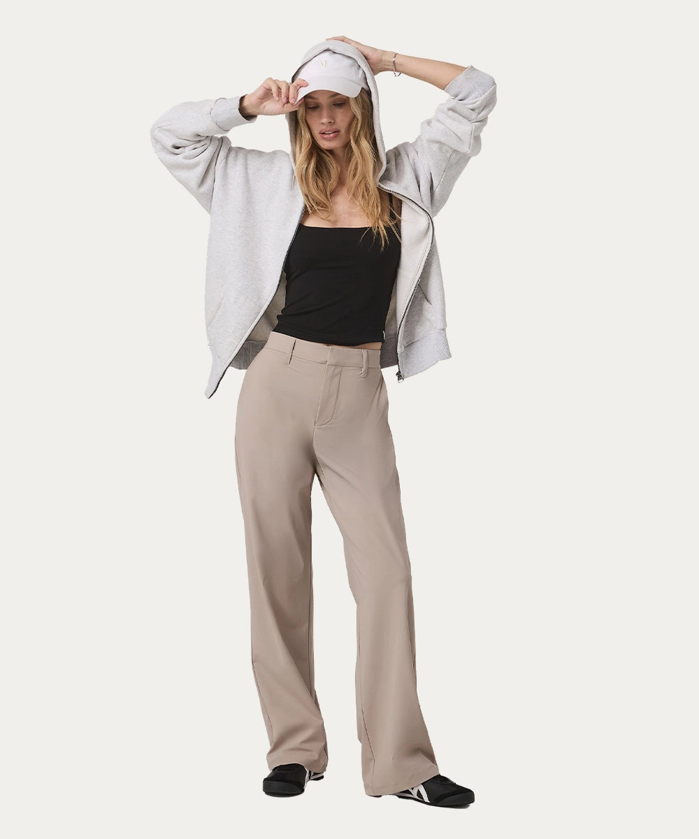 High Waist Tailored Pants