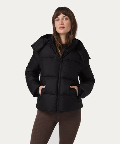 Black Puffer Winter Jacket