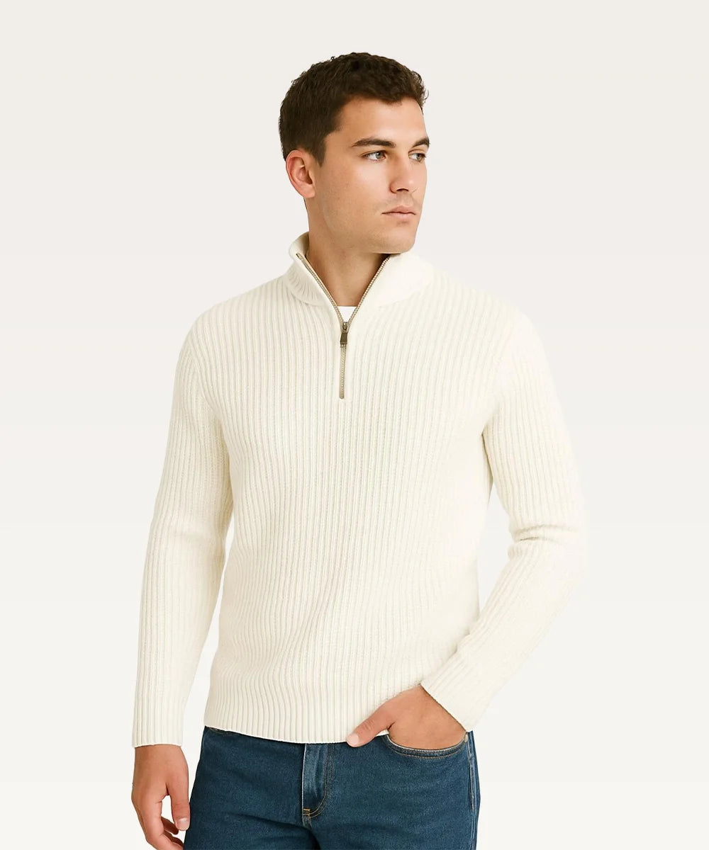 Men High Neck Sweater