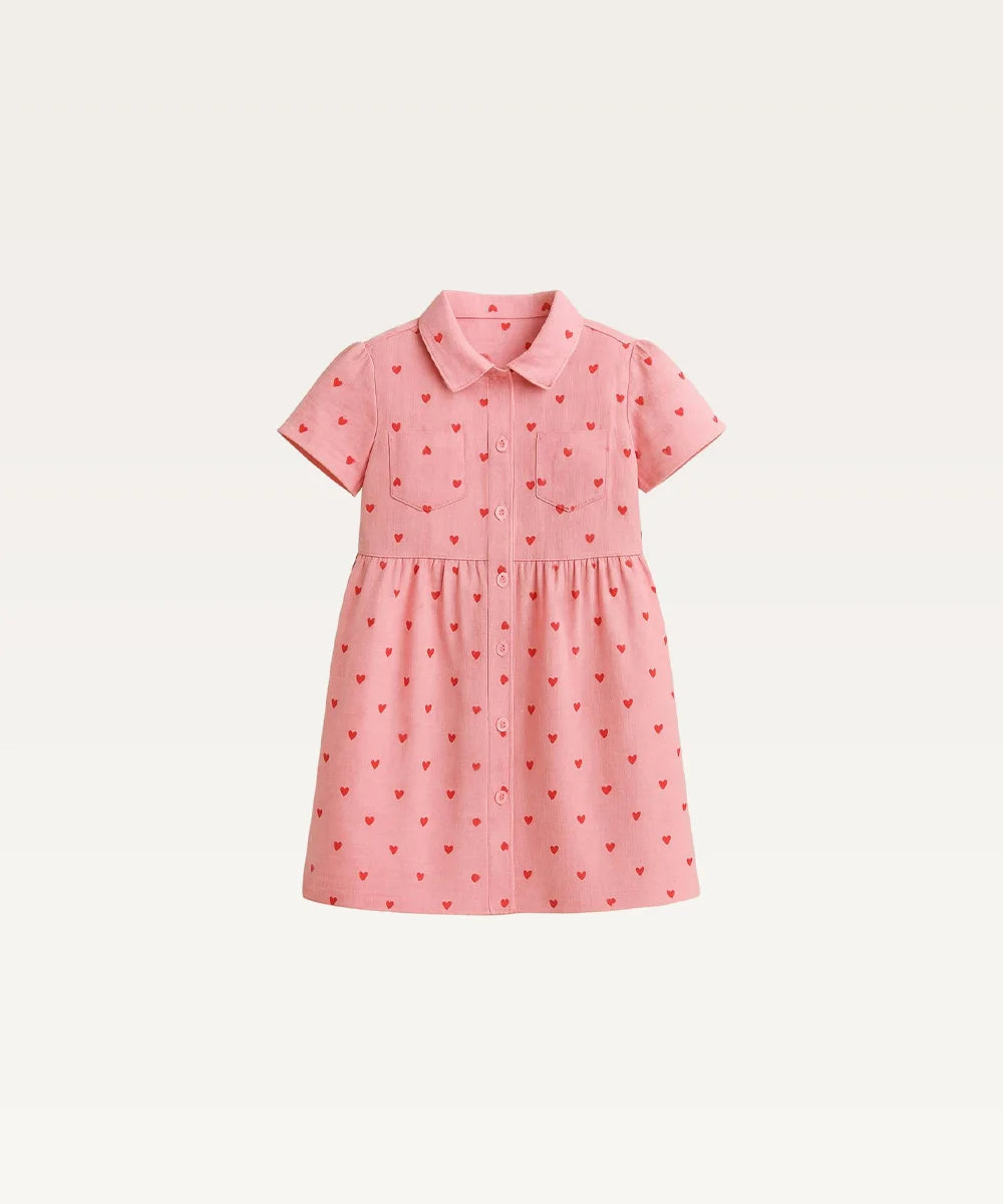 Baby Girls Printed Casual Dress