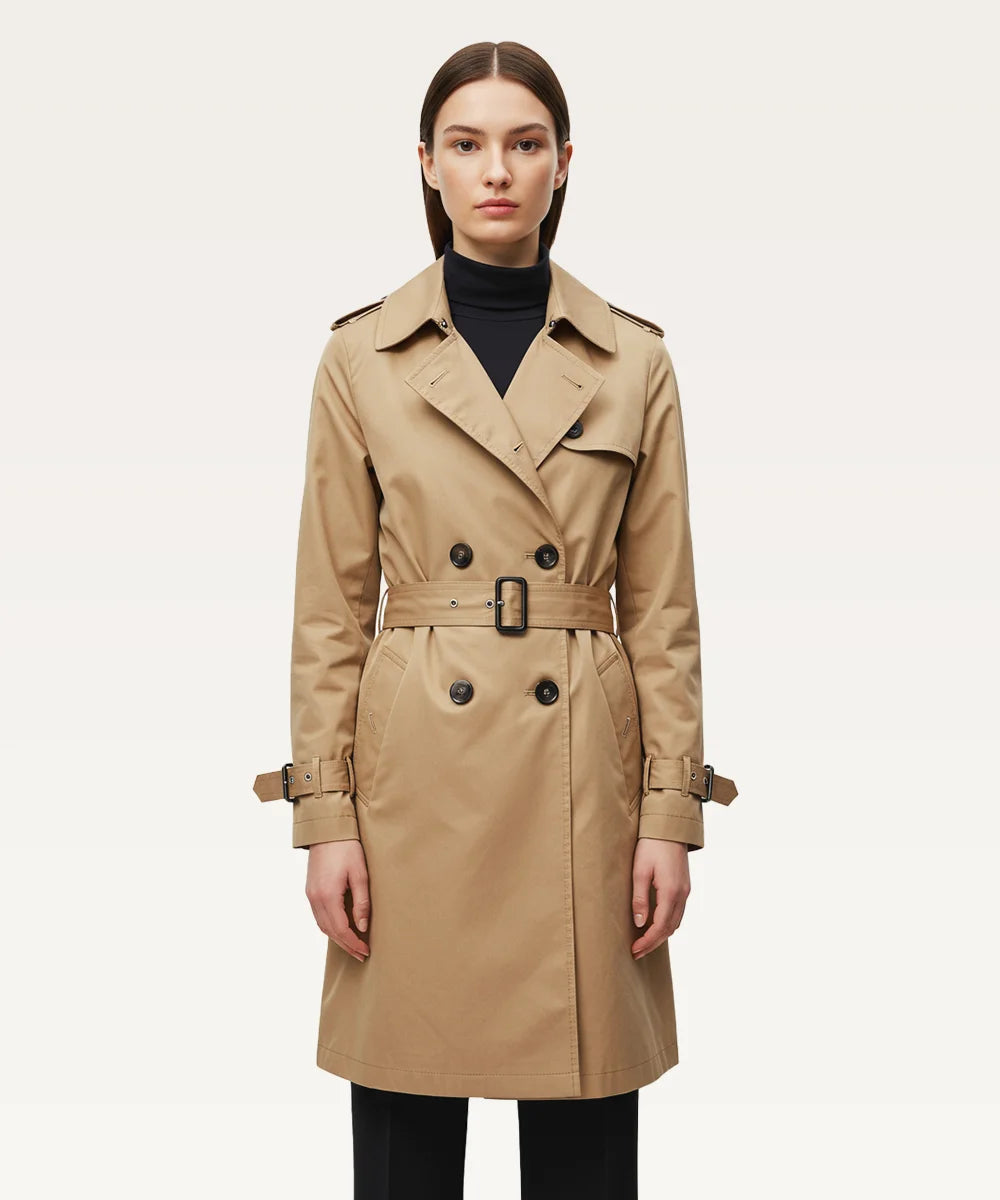 Mid-Length Trench Coat