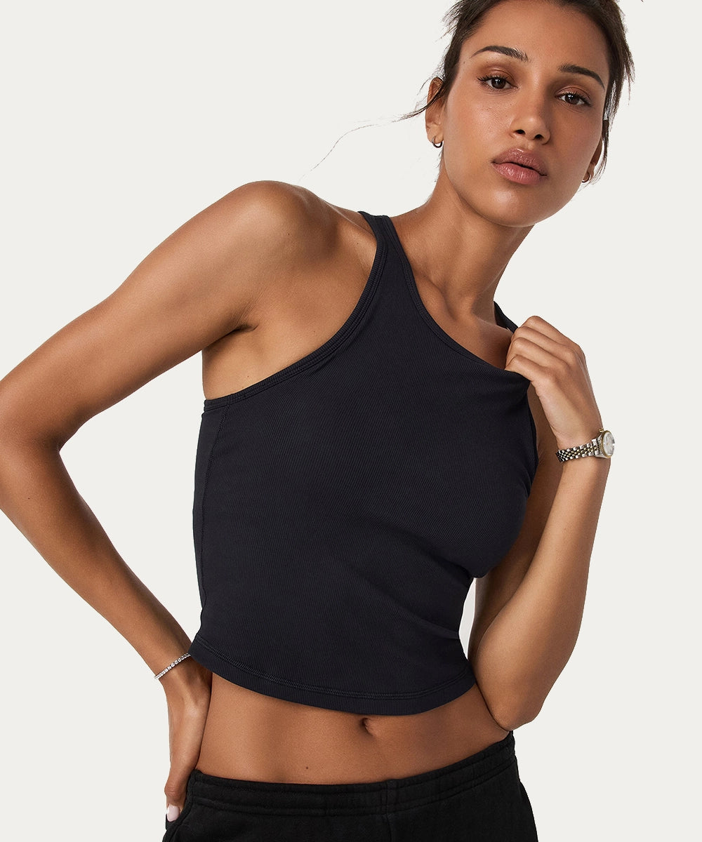 Women Fitted Crop Tank