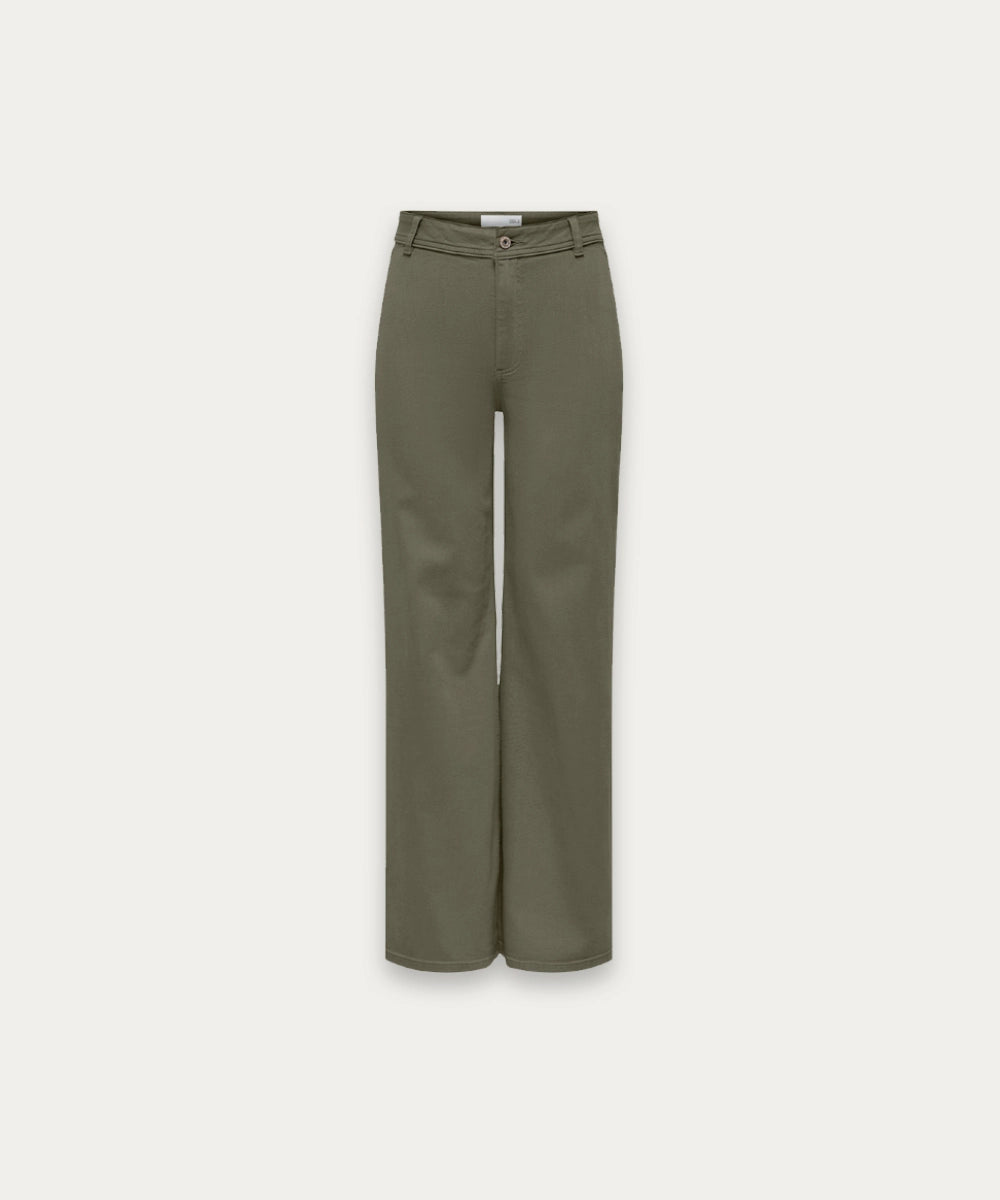 Straight Fit Wide Pants
