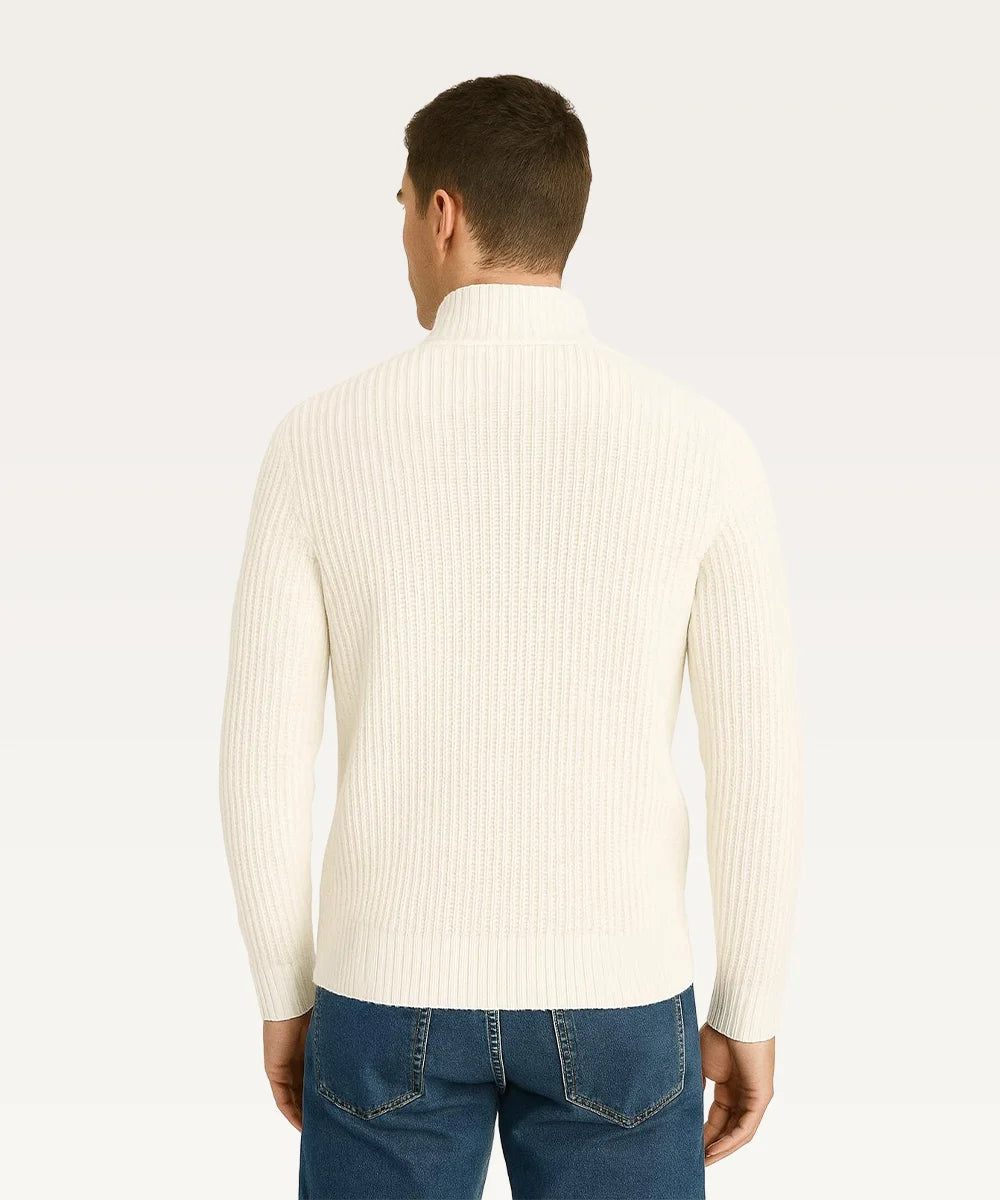 Men High Neck Sweater