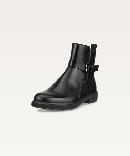 Men's Buckled Leather Boots