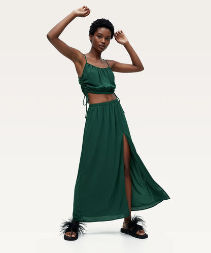 High Slit Skirt Co-Ords