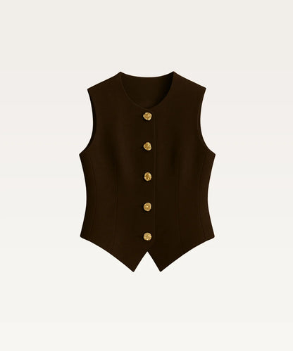 Round Neck Waistcoat