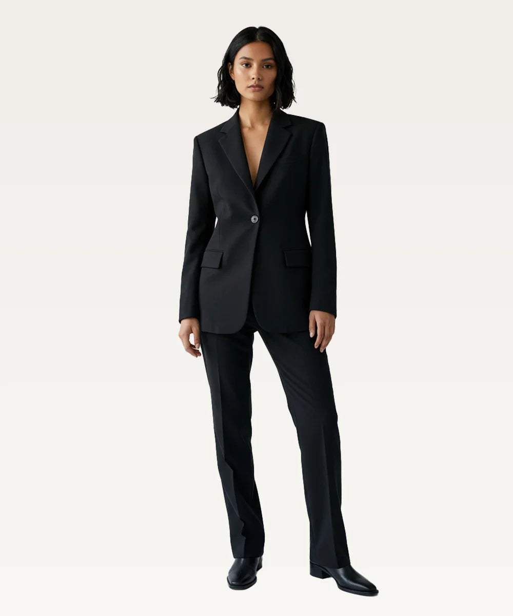 Women Solid Formal Blazer
