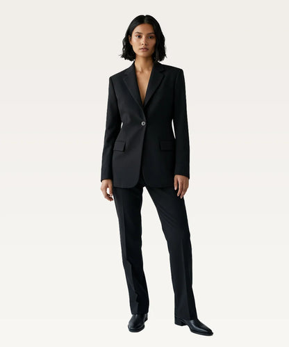 Women Solid Formal Blazer