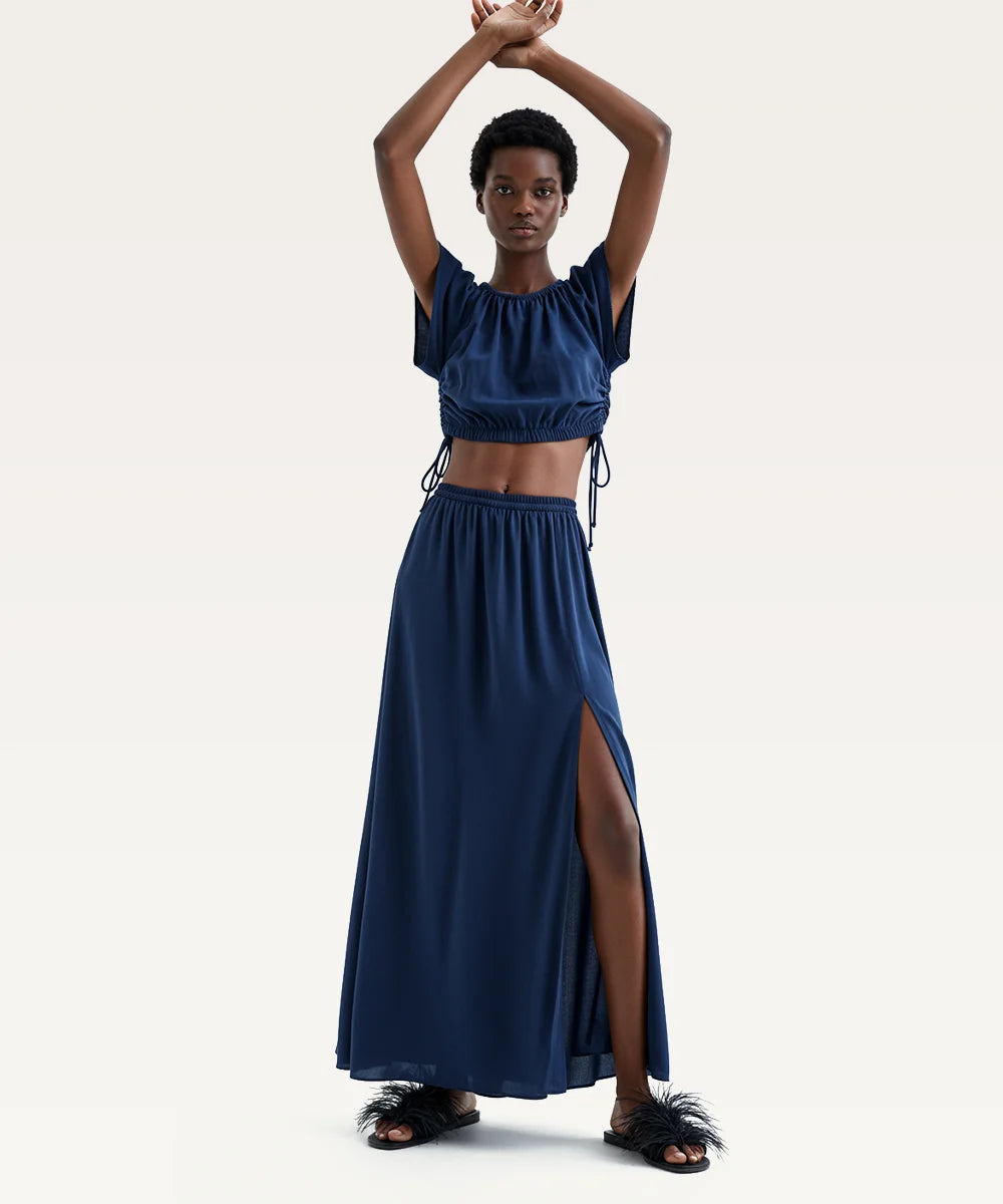 High Slit Skirt Co-Ords
