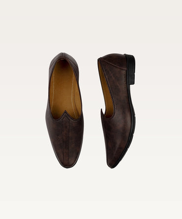 Traditional Ethnic Slip-On Shoes