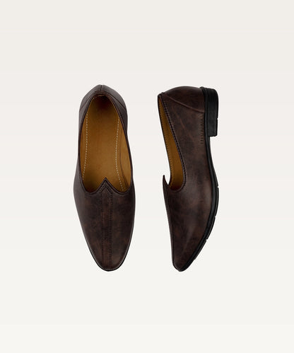 Traditional Ethnic Slip-On Shoes